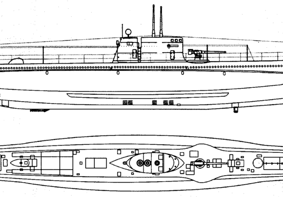 Submarine RN Iride 1939 [Submarine] - drawings, dimensions, figures